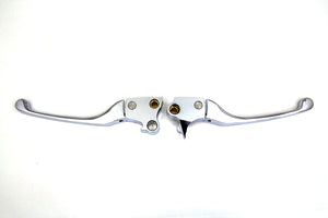 Chrome Adjustable Hand Lever Set 1996 / 2012 FXST 1996 / 2012 FLST 1996 / 2012 FLT