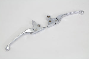 Chrome Adjustable Hand Lever Set 2008 / 2013 FLT