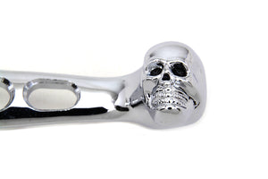 Chrome Contour Drilled Hand Lever Set with Skull Ends 1996 / 2003 XL 1996 / 2017 FXD 1996 / 2014 FLST 1996 / 2014 FXST 1996 / 2007 FLT