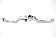 Load image into Gallery viewer, Chrome Contour Drilled Hand Lever Set with Skull Ends 1996 / 2003 XL 1996 / 2017 FXD 1996 / 2014 FLST 1996 / 2014 FXST 1996 / 2007 FLT
