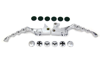 Chrome Skeleton Hand Lever Set 2004 / 2013 XL