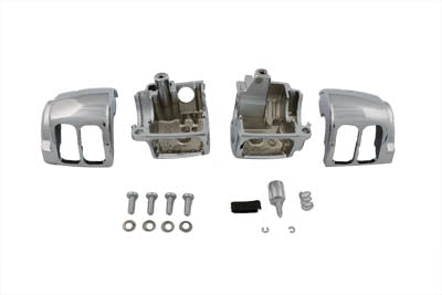 Handlebar Switch Housing Set Smooth Chrome 2007 / 2008 FLHR
