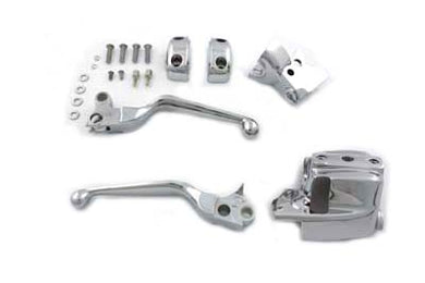Handlebar Control Cover Kit Chrome 1996 / 2005 FXST 1996 / 2005 FLST 1996 / 2005 FXD 1996 / 2003 XL