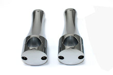 Load image into Gallery viewer, 5 Solid Billet Chrome Riser Set 0 /  Custom application for 1-1/4&quot; handlebars&quot;