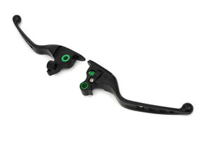 Black Drilled Hand Lever Set 2008 / 2013 FLT