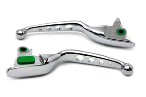 Chrome Drilled Hand Lever Set 2008 / 2013 FLT
