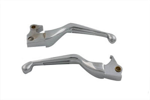Chrome Slotted Hand Lever Set 2007 / 2013 XL