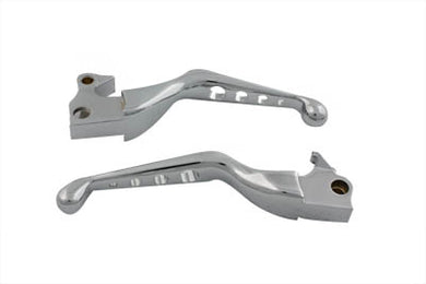 Chrome Drilled Hand Lever Set 2007 / 2013 XL