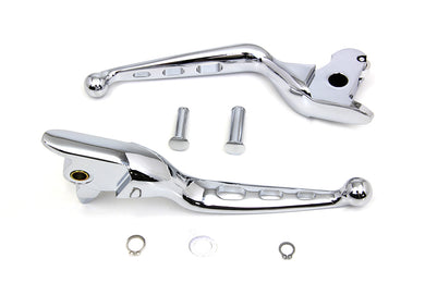 Chrome Drilled Hand Lever Set 2014 / 2016 FLT
