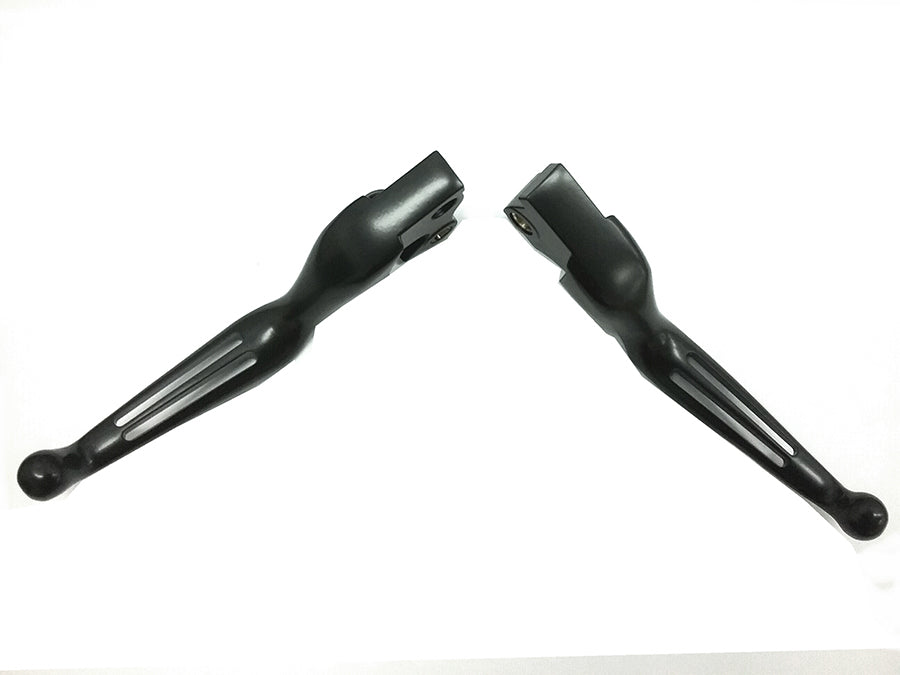 Black Slotted Hand Lever Set 2014 / 2016 XL