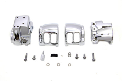 Handlebar Control Switch Housing Kit Chrome 2016 / UP FLST equipped with cruise control2016 / UP FXST equipped with cruise control