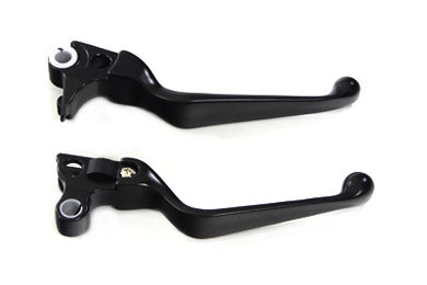 Black Smooth Contour Hand Lever Set 2008 / 2014 FXST 2008 / 2014 FLST 2008 / 2014 FXD