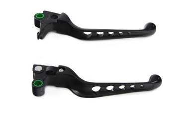 Black Drilled Hand Lever Set 1996 / 2007 FXST 1996 / 2007 FLST 1996 / 2007 FXD 1996 / 2007 FLT 1996 / 2003 XL