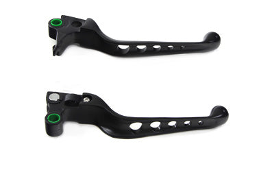 Black Drilled Hand Lever Set 1996 / 2007 FXST 1996 / 2007 FLST 1996 / 2007 FXD 1996 / 2007 FLT 1996 / 2003 XL