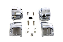 Load image into Gallery viewer, Handlebar Control Switch Housing Kit Chrome 2011 / UP FXST without cruise control2011 / UP FLST without cruise control2012 / 2017 FXD without cruise control2014 / UP XL without cruise control