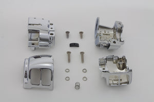 Handlebar Control Switch Housing Kit Chrome 2011 / UP FXST without cruise control2011 / UP FLST without cruise control2012 / 2017 FXD without cruise control2014 / UP XL without cruise control