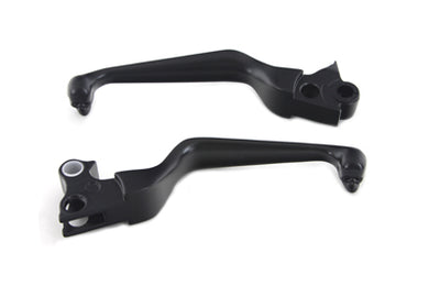Black Contour Hand Lever Set with Skull Ends 1996 / 2007 FLST 1996 / 2007 FXST 1996 / 2007 FXD 1996 / 2003 XL