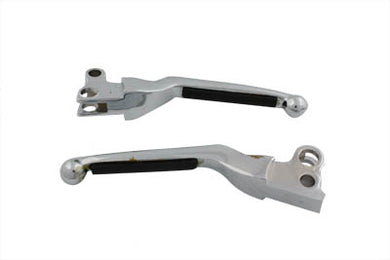 Chrome Softee Style Hand Lever Set 1982 / 1984 FL 1982 / 1984 FX 1979 / 1995 FLT 1979 / 1995 FLT 1982 / 1994 FXR 1982 / 1994 FXR 1984 / 1995 FXST 1986 / 1995 FLST 1991 / 1995 FXD 1982 / 1995 XL