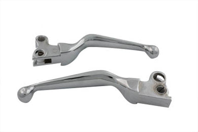 Chrome Contour Hand Lever Set 1982 / 1984 FL 1982 / 1984 FX 1979 / 1984 FLT 1985 / 1995 FLT 1982 / 1994 FXR 1982 / 1994 FXR 1984 / 1995 FXST 1986 / 1995 FLST 1991 / 1995 FXD