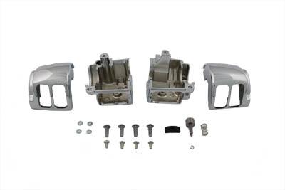 Handlebar Switch Housing Kit Chrome 2002 / 2006 VRSC 1996 / 2006 XL 1996 / 2006 XR 1996 / 2006 FXD 1996 / 2006 FLHR 1996 / 2006 FXST 1996 / 2006 FLST