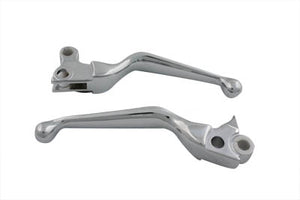 Chrome Smooth Contour Hand Lever Set 1996 / 2007 FXST 1996 / 2007 FLST 1996 / 2007 FXD 1996 / 2007 FLT 1996 / 2003 XL