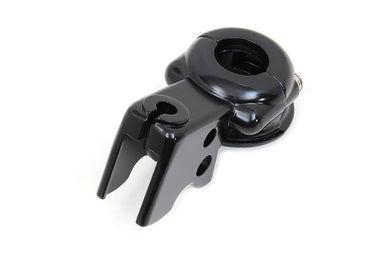 Clutch Hand Lever Bracket with Clamp Black 1996 / 2014 FXST 1996 / 2014 FLST 1996 / 2007 FLT 1996 / 2017 FXD 1996 / 2003 XL