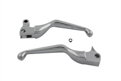 Chrome Smooth Hand Lever Set 2004 / 2006 XL