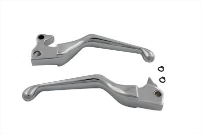 Chrome V-Cut Hand Lever Set 2007 / 2013 XL