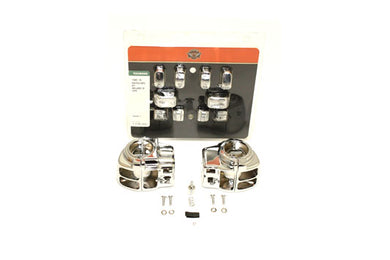Handlebar Control Switch Housing Kit Chrome 1996 / 2013 FLHTCU with cruise control1996 / 2013 FLHTCUTG with cruise control1996 / 2013 FLHTK with cruise control1996 / 2013 FLTR with cruise control1996 / 2013 FLTRU with cruise control
