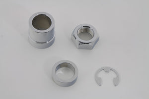 Rear Axle Nut Kit Chrome 2002 / 2007 FLT