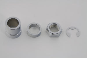 Rear Axle Nut Kit Chrome 2002 / 2007 FLT