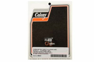 Cadmium Carburetor Throttle Lever Wire Block Kit 1937 / 1948 UL 1936 / 1940 EL 1941 / 1965 FL 1941 / 1952 WL