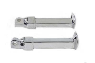 Chrome Railroad Style Footpeg Set 0 /  All models with female mounting block