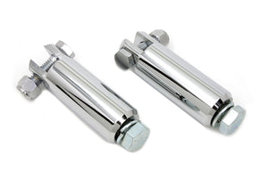 Footpeg Mount Bars Chrome 0 /  Custom application to accept male end pegs