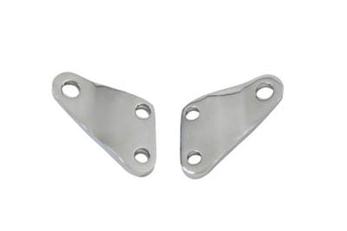 Chrome Footpeg Mount Bracket Set 1977 / 1984 FX Stock peg brackets