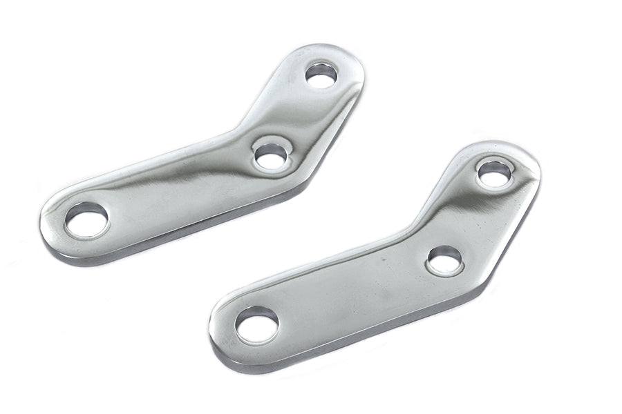 Chrome Elevated Footpeg Mount Bracket Set 1977 / 1984 FX