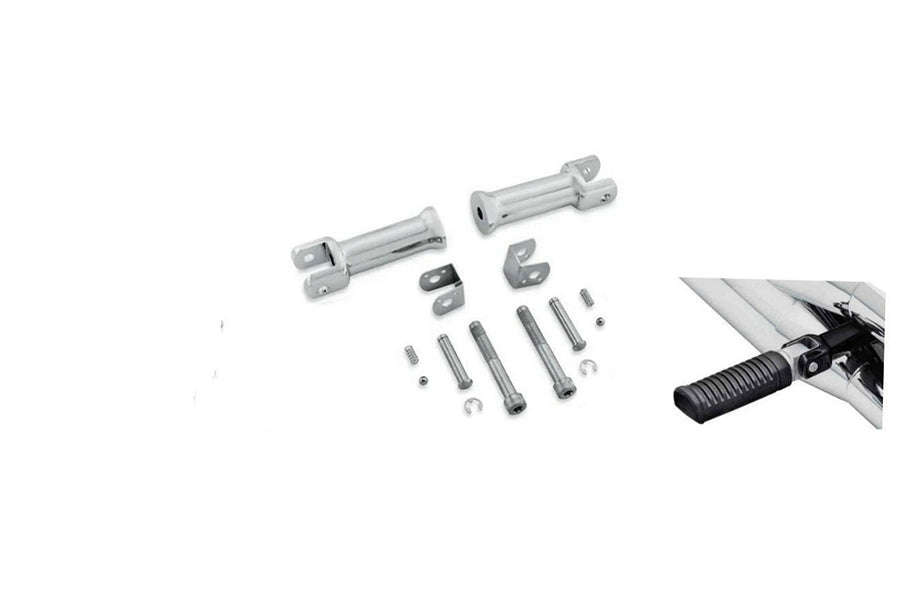 M8 Passenger Footpeg Mount Kit Chrome 2018 / 2020 FLSB 2018 / 2020 FXBB 2018 / 2020 FXBR 2018 / 2020 FXFB 2018 / 2020 FXLR