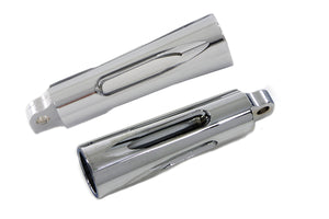 Chrome Milled Style Footpeg Set 1986 / UP FXST