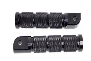 Black Retro Passenger Footpeg Set 0 /  All models with female mounting blocks