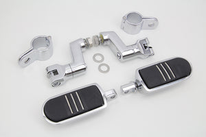 Chrome Streamliner Footpeg Kit 0 /  Custom application utilizes a 1/2" mounting hole"