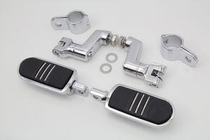 Chrome Streamliner Footpeg Kit 0 /  Custom application utilizes a 1/2" mounting hole"