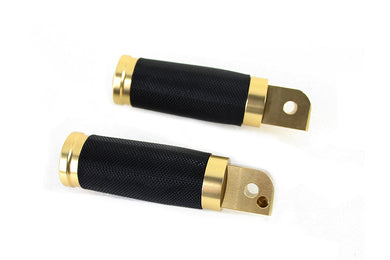 Wyatt's 2018 Brass Passenger Footpeg Set 2018 / UP FLST 2018 / UP FXST