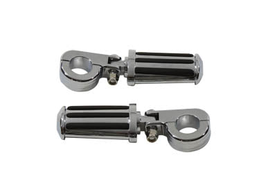 Chrome Railer Style Footpeg Set 0 /  All models with 1-1/4