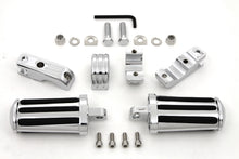 Load image into Gallery viewer, Chrome Railer Style Footpeg Set 0 /  All models with 1-1/4&quot; engine bars&quot;