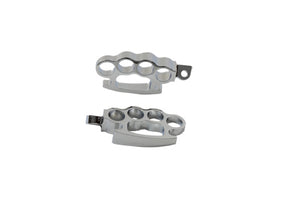 Chrome Knuckle Footpeg Set 0 /  All models with female mounting block