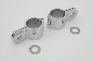 Chrome 1-1/4" Footpeg Mount Clamp Set 0 /  Custom application