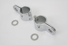 Load image into Gallery viewer, Chrome 1-1/4&quot; Footpeg Mount Clamp Set 0 /  Custom application