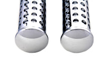 Load image into Gallery viewer, Chrome Micro Holes Footpeg Set 0 /  All models with female mounting block