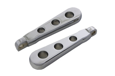 Chrome Spoon Footpeg Set 0 /  All models with female mounting block