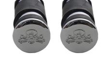 Load image into Gallery viewer, Chrome Banded Skull End Footpeg Set 0 /  All models with female mounting block